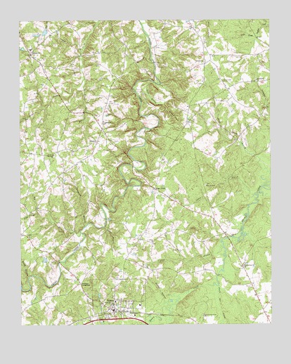 Polkton, NC USGS Topographic Map