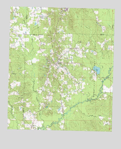 Polkville, MS USGS Topographic Map