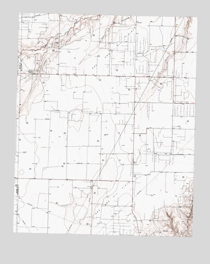 Pollard Creek NE, TX USGS Topographic Map
