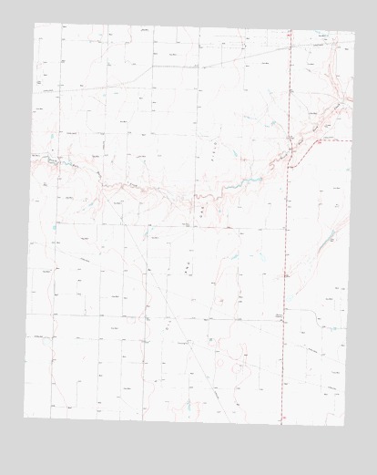 Pollard Creek NW, TX USGS Topographic Map