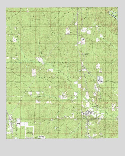 Pollock, LA USGS Topographic Map