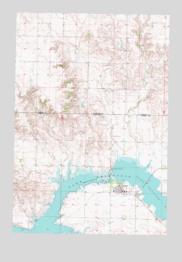 Pollock, SD USGS Topographic Map