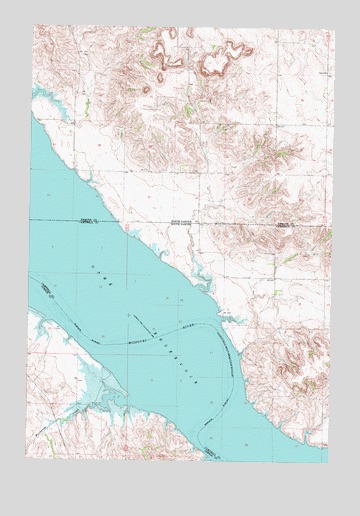 Pollock NW, SD USGS Topographic Map