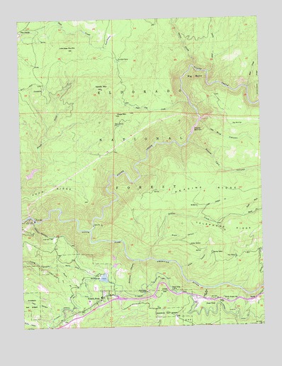 Pollock Pines, CA USGS Topographic Map