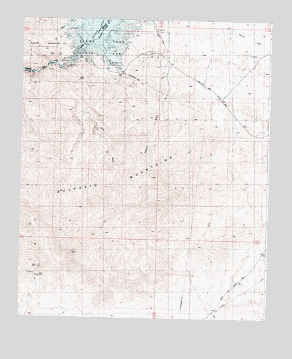 Alamo Dam, AZ USGS Topographic Map