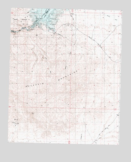 Alamo Dam, AZ USGS Topographic Map