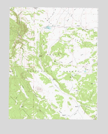 Pollywog Lake, UT USGS Topographic Map