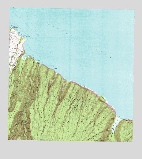 Honokane, HI USGS Topographic Map