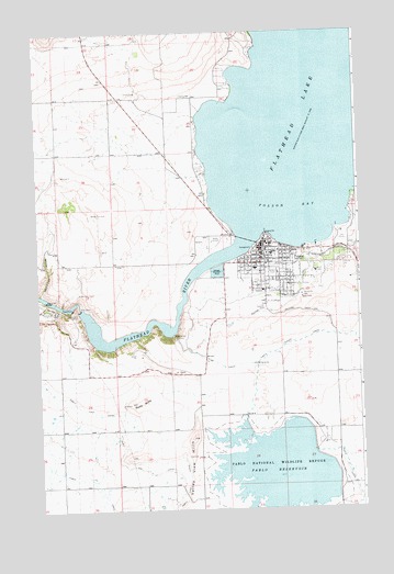 Polson, MT USGS Topographic Map
