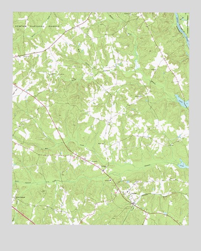 Pomaria, SC USGS Topographic Map