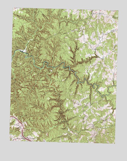 Pomeroyton, KY USGS Topographic Map