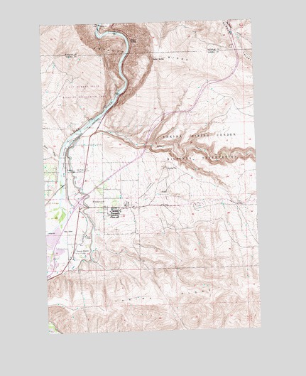 Pomona, WA USGS Topographic Map