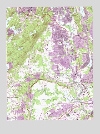 Pompton Plains, NJ USGS Topographic Map