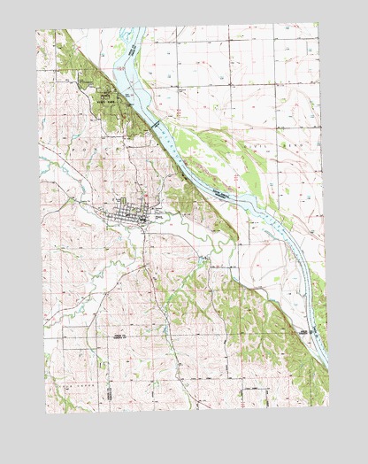 Ponca, NE USGS Topographic Map