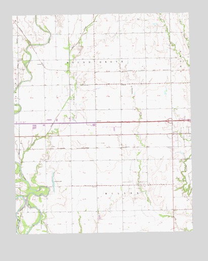 Ponca City NW, OK USGS Topographic Map