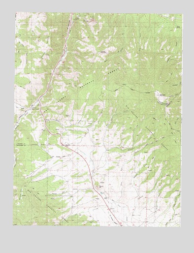 Poncha Pass, CO USGS Topographic Map