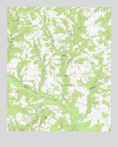 Pond Branch, SC USGS Topographic Map