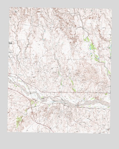 Pond Creek NW, TX USGS Topographic Map