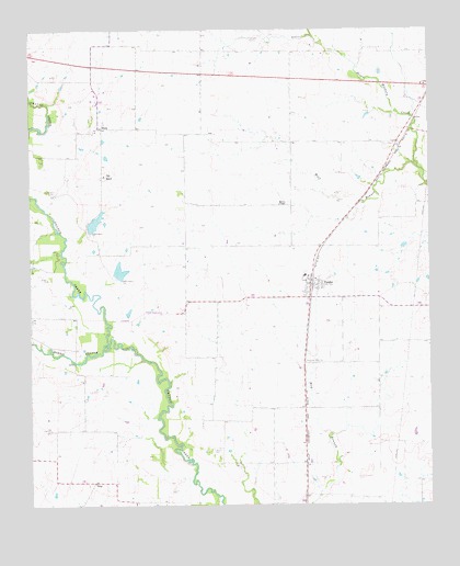 Ponder, TX USGS Topographic Map