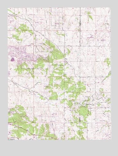 Ponderosa Park, CO USGS Topographic Map
