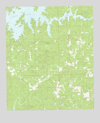 Ponders, AL USGS Topographic Map