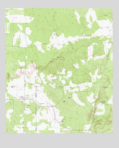 Pontotoc, TX USGS Topographic Map