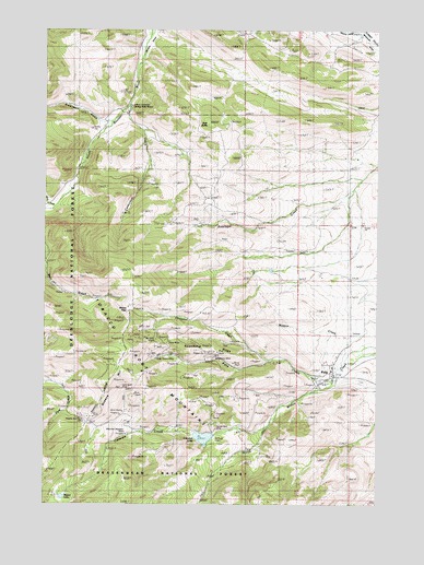 Pony, MT USGS Topographic Map