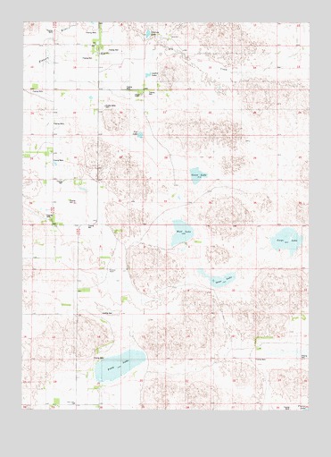 Pony Lake, NE USGS Topographic Map