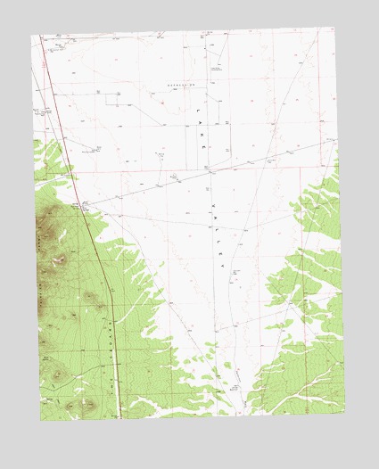 Pony Springs, NV USGS Topographic Map