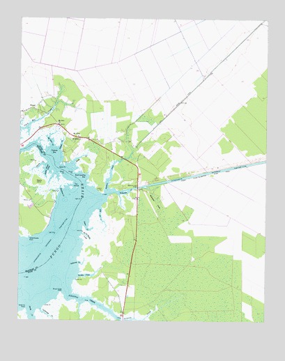 Ponzer, NC USGS Topographic Map