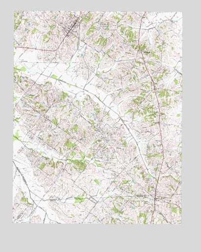 Poole, KY USGS Topographic Map