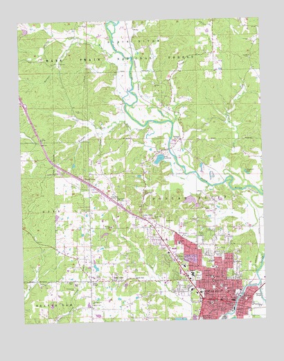 Poplar Bluff, MO USGS Topographic Map