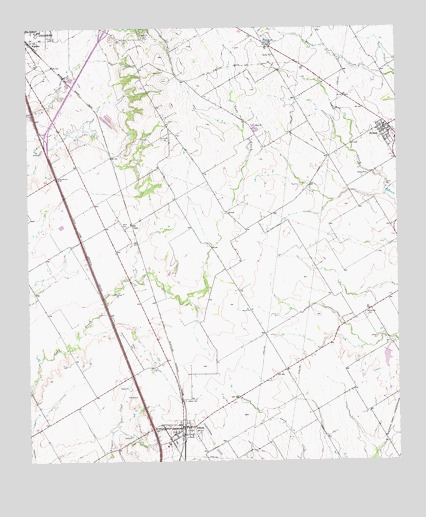 Abbott, TX USGS Topographic Map