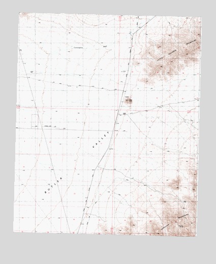 Alamo Dam SE, AZ USGS Topographic Map