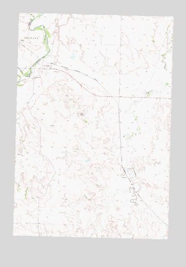 Porcupine, ND USGS Topographic Map