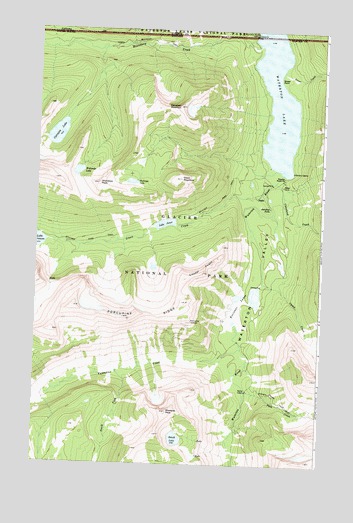 Porcupine Ridge, MT USGS Topographic Map