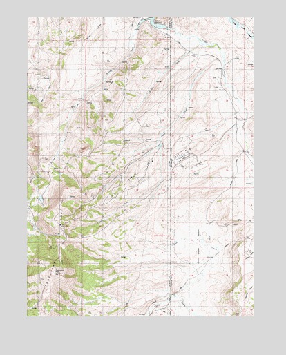 Porcupine Ridge, UT USGS Topographic Map