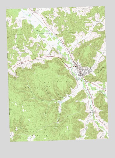 Port Allegany, PA USGS Topographic Map