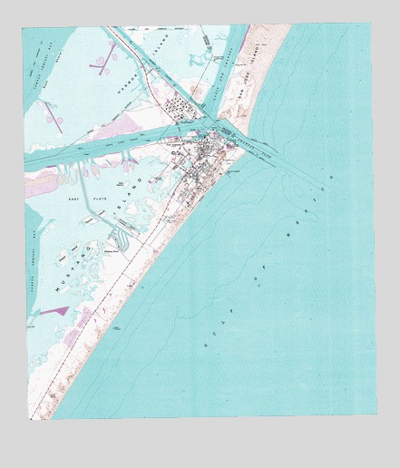 Port Aransas, TX USGS Topographic Map