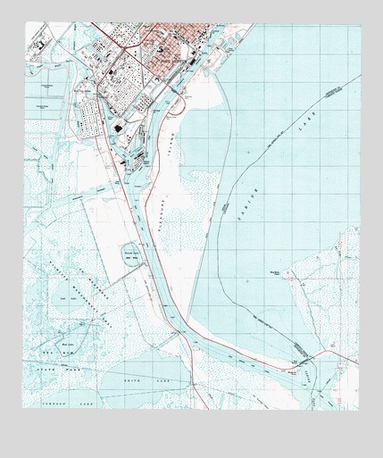Port Arthur South, TX USGS Topographic Map