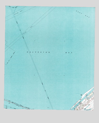 Port Bolivar, TX USGS Topographic Map