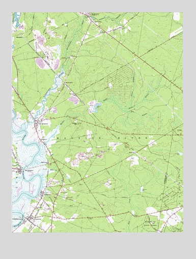 Port Elizabeth, NJ USGS Topographic Map