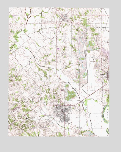 Bicknell, IN USGS Topographic Map