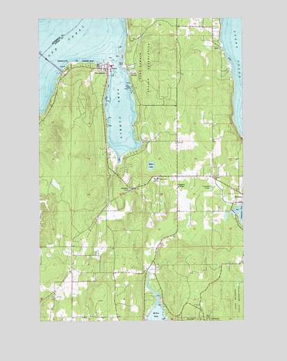 Port Gamble, WA USGS Topographic Map