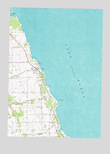 Port Hope, MI USGS Topographic Map