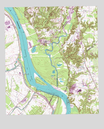 Port Hudson, LA USGS Topographic Map