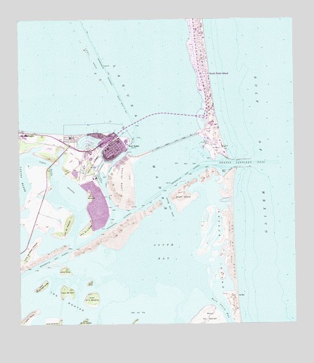 Port Isabel, TX USGS Topographic Map