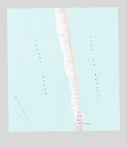 Port Isabel NW, TX USGS Topographic Map
