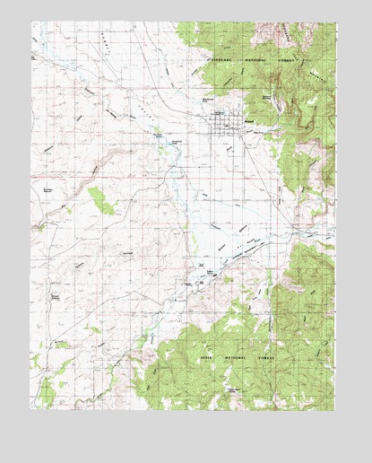Bicknell, UT USGS Topographic Map