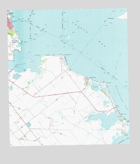 Port Lavaca East, TX USGS Topographic Map
